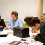Colleagues in an escape room